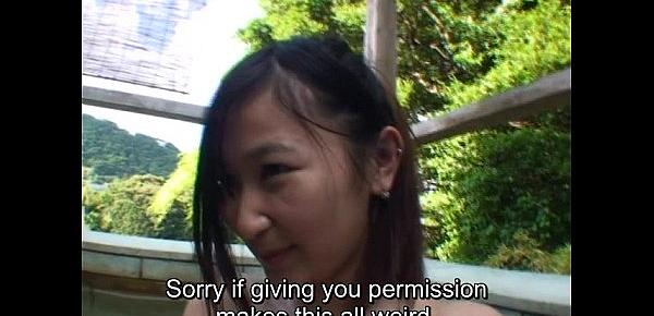  Subtitled Japanese lesbians outdoor hot springs exploration